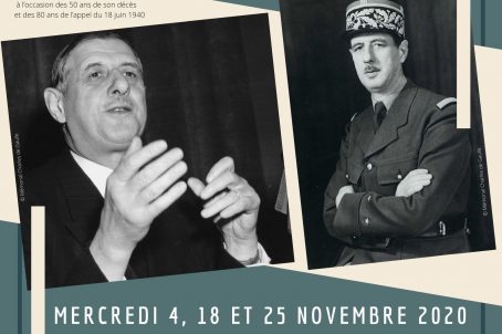 Affiche cycle De Gaulle nov 2020
