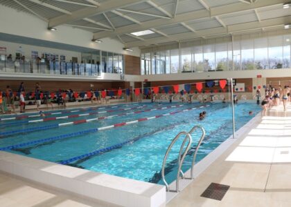 Piscine "La Vague" pendant une compétition